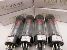 EL34C EL34 C PSVANE Valves x 4