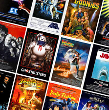 VINTAGE CLASSIC MOVIE POSTERS - A4 - A3 - Retro Prints - Mad Max, Goonies, Jaws