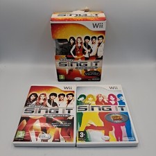 Wii Disney Sing It Pop Hits Camp Rock Microphone Nintendo Music Game Bundle