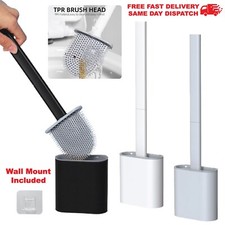 Silicone Toilet Brush & Toilet