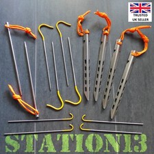 Mixed Pack Titanium Tent Pegs - Combination Pack of 14 tent pegs - 4 types NEW!