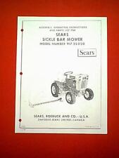 SEARS SICKLE BAR MOWER