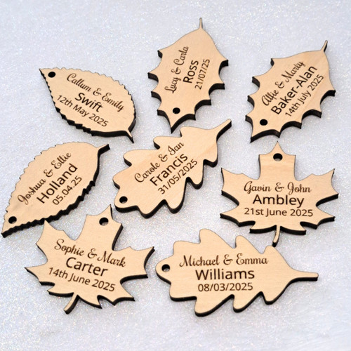 Personalised wedding favours - personalised,