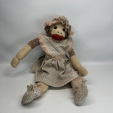 Vintage Handmade Sock Monkey