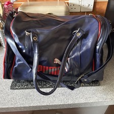PUMA Navy Blue Vintage Holdall Sports Bag Gym Bag