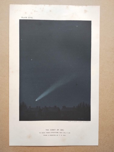 The comet 1882 antique - comet,