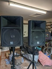 EV SX300 Passive PA Speakers Pair Black