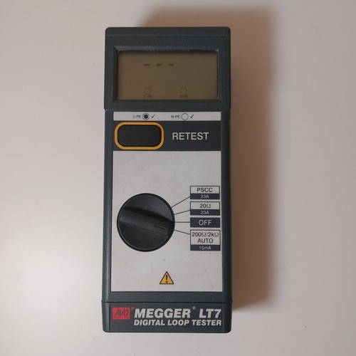 Megger lt7 digital loop tester - loop,