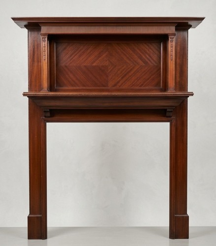 Victorian mahogany fire
