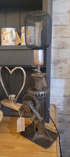 Vintage car jack lamp - lamp, light