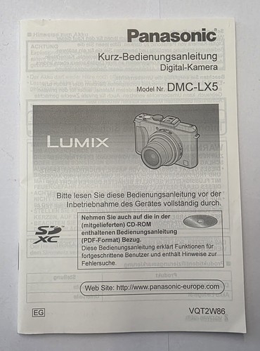 Panasonic dmc lx5 - dmc, digital