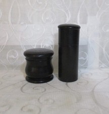 2 Vintage Ebony Screw Top