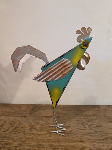 Abstract metal rooster - abstract,