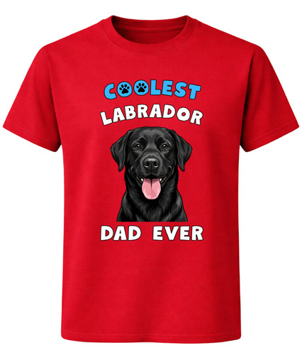 Coolest black labrador - coolest, dad