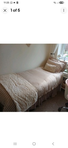 Gingham check duvet - check,