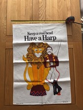 Vintage Harp Lager Glass Cloth