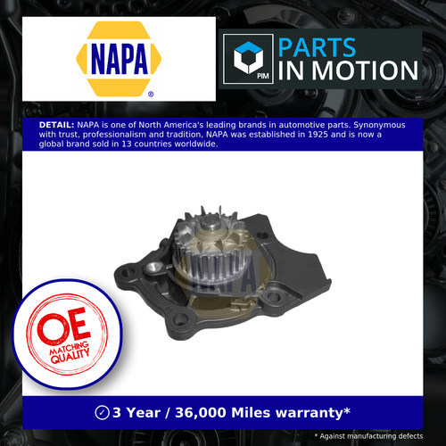 Water pump nwp1050 napa - water,