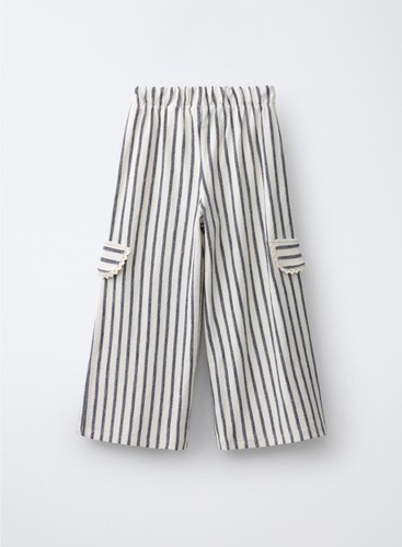 Zara girls striped wide leg - zara,