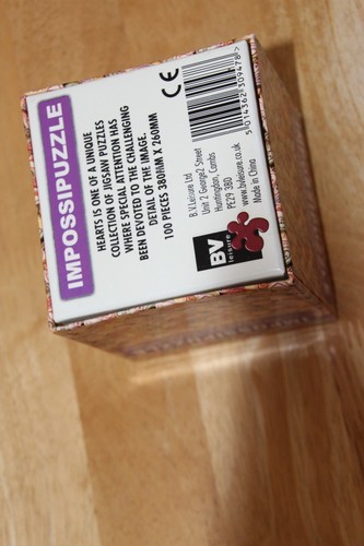 Impossipuzzle hearts 100 piece - impossipuzzle,