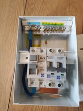 2 way metal Consumer unit garage RCD 2 ways 16A 6A 30mA RCD Lewden