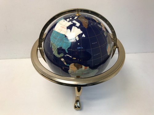 World gemstone globe with - world,