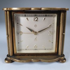 Jaz De Luxe mechanical alarm clock Swiss Made Collectable For Repair Parts 