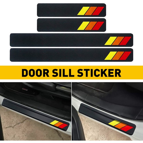 Carbon fiber door - carbon, sticker