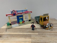 2008 Postman Pat Ted Glen Figure Builders Truck And Garage Bundle