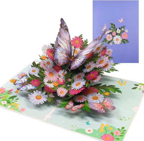 Elegant butterfly birthday - 3d,