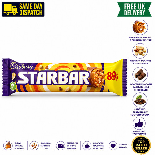 Cadbury starbar chocolate bar - cadbury,