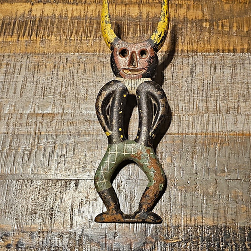 Antique cast iron painted - cast,