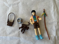 Vintage Tiger Toys Captain Planet Ma-Ti With Staff, Ring Heart, Monkey And Bag