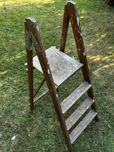 Vintage wooden folding - wooden,