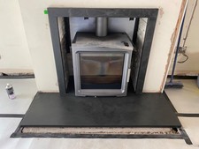 welsh slate hearth , blue grey