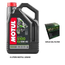 Oil and Filter For Kawasaki ZL