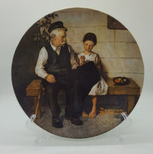 Norman Rockwell The lighthouse keepers daughter 1979 knowles plate 8.5"