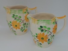 Art Deco Jugs Pitchers Yellow