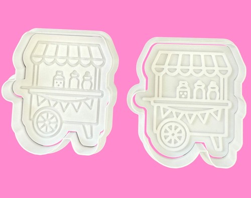 Candy trolley cookie cutter - candy,