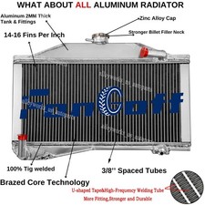 Aluminum 2 Row Radiator For
