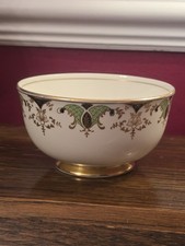 Rare Vintage Art Deco Plant Tuscan China Open Sugar Bowl