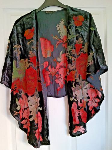 Jayley silk devore capelet one - jayley,