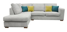 CORNER SOFA DAKOTA GREY CREAM