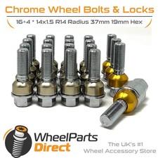 Bolts & Locks (16+4) Chrome