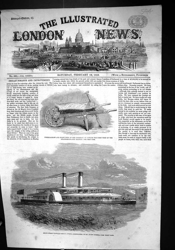 Old 1859 indus steam flotilla - indus,