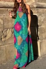 BNWT Backless Zara Multi Print