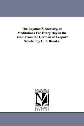 Schefer layman breviary or - -, layman's