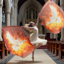 Semicircle Worship Flags for