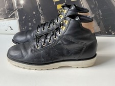 ADIDAS Originals Adi Navvy Leather Black High Top Boots UK 9