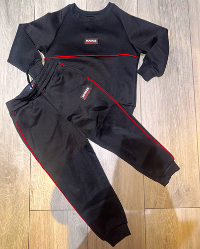 Mckenzie boys black red fleece - mckenzie,