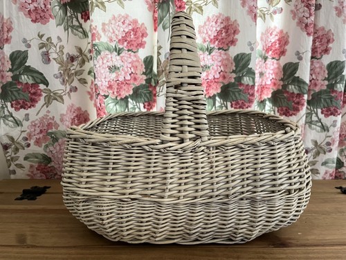Wicker shopping basket - wicker,